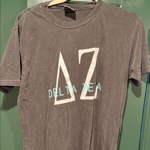 Comfort Colors Delta Zeta Gray Tee